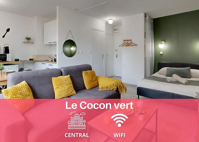 Appartement Expat Renting - Le Cocon - Wifi - Near Station *